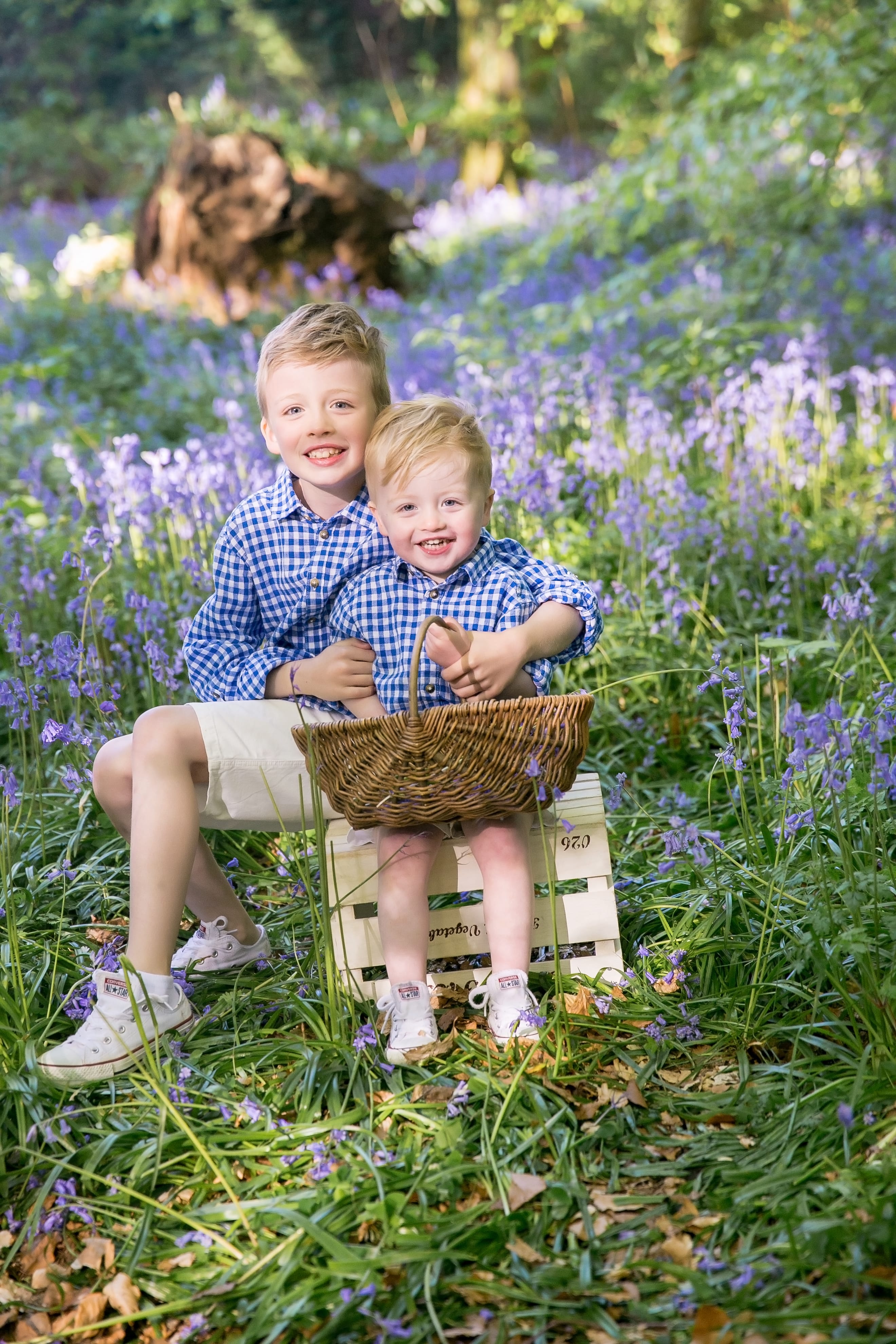 Bluebell photography children