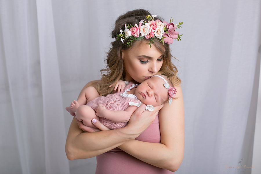 stylized newborn photoshoot